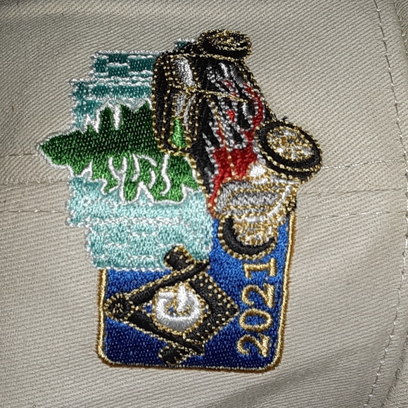 HIT WEAR MASONIC HOT ROD HAT NRMINT CONDITION - Picture 2 of 5